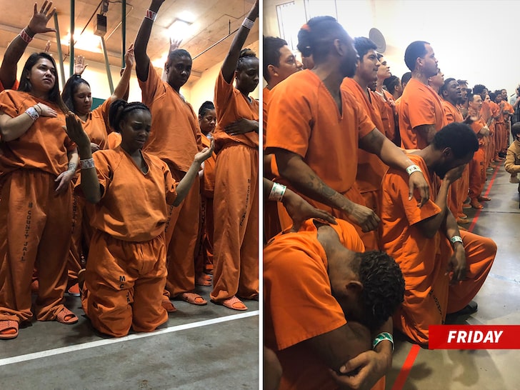  Video: Kanye West se metió a tocar a una prisión en Houston